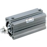 SMC Linear Compact Cylinders CQ2 C(D)Q2X, Compact Cylinder, Double Acting, Single Rod, Low Speed